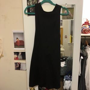 Weekday Fitness Small Black Scuba Cutout Dress